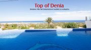 Denia Schöne Villa mit 3 Schlafzimmern, 3 Badezimmern in sonniger und ruhiger Lage am Montgo mit herrlichem Meerblick, einem großen