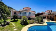 Denia Wunderschöne Villa mit schönem Panoramablick aufs Meer und die Berge, 3 Schlafzimmer, 3 Bäder, Pool, Grill, Garage, nur 1 km