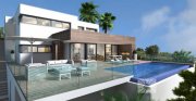 Alicante Villa Del Puerto - moderne Luxusvilla im Verkauf in der Wohnanlage Jazmines in Cumbre del Sol Haus kaufen