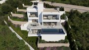 Cumbre del Sol Luxusvilla mit 3 Schlafzimmern, 2 Bädern, 1 Gäste-WC, Kfz-Stellplatz, Klimaanlage, Fußbodenheizung, Privatpool und Meerblick