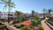 San Juan de los Terreros Erdgeschoss-Wohnungen mit 3 Schlafzimmern, 2 Bädern, Tiefgaragenstellplatz und Gemeinschaftspool in erster Linie am Strand