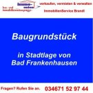 Bad Frankenhausen BAUGRUNDSTÜCK in schöner Lage Grundstück kaufen