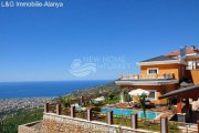 Alanya/Tepe Luxus Villa über den Dächern Alanyas zu verkaufen. Haus kaufen