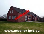 Westoverledingen Top Angebot: Resthof, in Westoverledingen, mit mehr als 4 ha Land am Haus. M1804 Haus kaufen