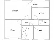 Eschweiler ESCHWEILER: 3 Zimmer-Wohnung mit Süd-Balkon zentral. Wohnung kaufen