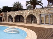 Kassandra Chalkidiki Atemberaubende einmalige Luxus Villa voll möbliert vor dem Strand in Chalkidike mit 1200 qm Wohnfläche und 5200 qm Grundstück