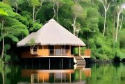 Tefe Amazonas 1535 ha Farm Hotel Projekt & Fabrik Gewerbe kaufen