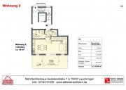 Lauchringen 1 Zi. EG mit Terrasse ca. 48 m² - Wohnung 2 - Sudetenstr. 7, 79787 Lauchringen - Neubau Wohnung kaufen