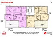 Wutöschingen 3 Zi. DG mit Dachterrasse ca. 108 m² - Wohnung 8 - Werkstraße 3a, 79793 Wutöschingen - Neubau Wohnung kaufen