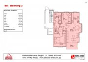 Bonndorf im Schwarzwald 3 Zi. EG mit Balkon ca. 86 m² - Wohnung 2 - Bergstr. 13, 79848 Bonndorf-Neubau mit Lift-klimafreundlich KFN-KFW297+298 Wohnung