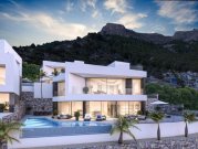 Calpe Neubau in Calpe von 6 modernen und unabhängigen Luxusvillen mit atemberaubendem Meerblick. . Das Haus verfügt über einen für