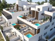 Deryneia 2 Bedroom, 2 bathroom, penthouse NEW BUILD apartment, with large terrace in traditional village location of Deryneia - beaut