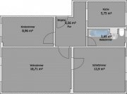 Zeithain ***NUR 6 STUFEN BIS NACH HAUSE*** - helle 3-Raumwohnung im Erdgeschoss mit bodentiefen Fenstern in gepflegter Wohnanlage ab zu