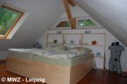 Leipzig kl. Appartement im Ferienhaus mit Kamin und Terasse, 10 min zum Kulkwitzer See, verkehrsgünstig, preiswert Wohnung mieten