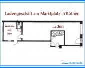 Köthen (Anhalt) Ladengeschäft am Marktplatz von Köthen/Anhalt Gewerbe mieten