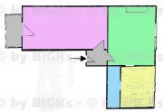 Zwickau BIGKs: Zwickau - Möblierte 2 Raumwohnung,sep Küche&Duschbad,Balkon (-;) Wohnung mieten