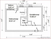 Freiberg 2 - Zimmer Wohnung mit Balkon Wohnung mieten