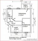 Halsbrücke 2-Zimmer-Dachgeschosswohnung mit Balkon in Halsbrücke Wohnung mieten