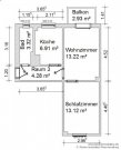 Halsbrücke 2-Zimmer-Etagenwohnung, ruhige Wohnlage, mit Balkon in Halsbrücke Wohnung mieten